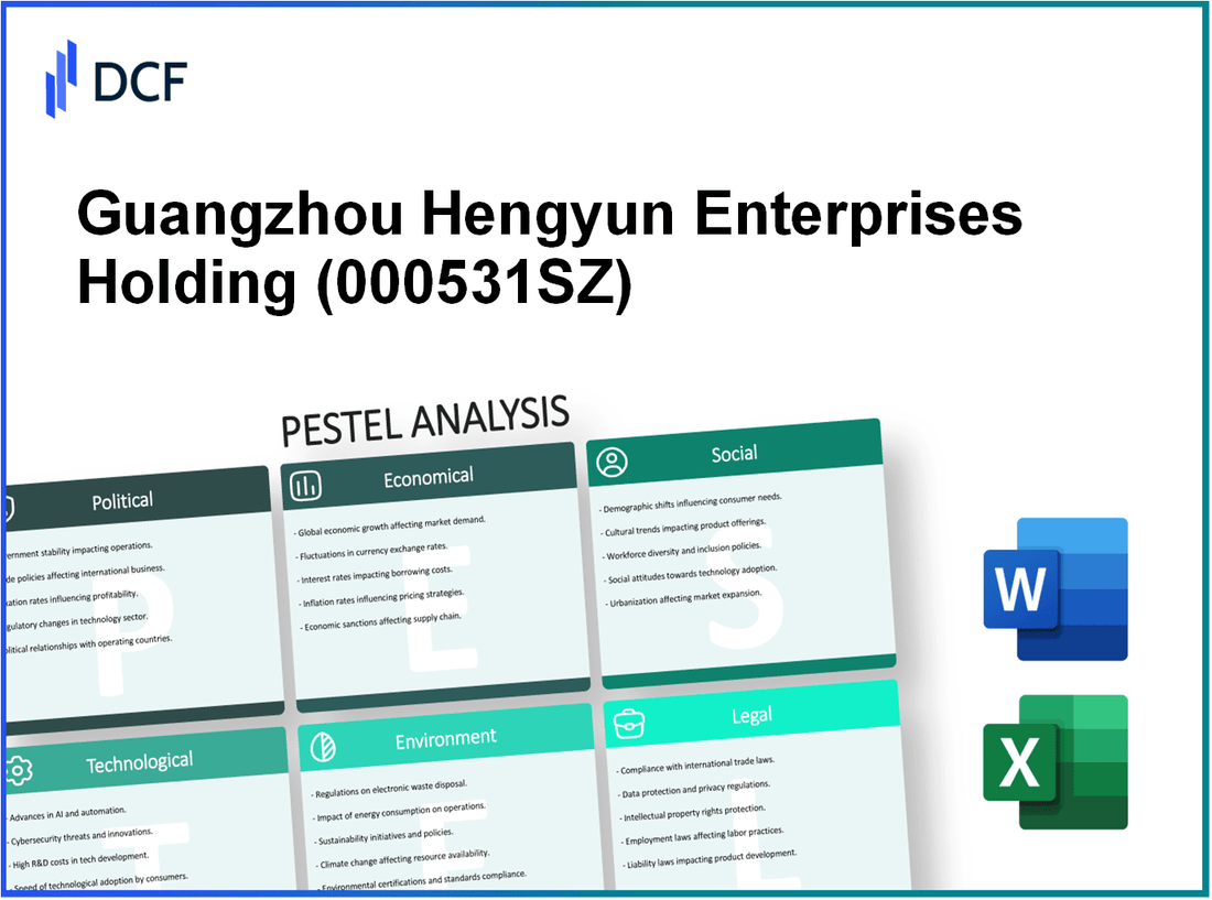 Guangzhou Hengyun Enterprises Holding Ltd (000531.SZ): PESTEL Analysis