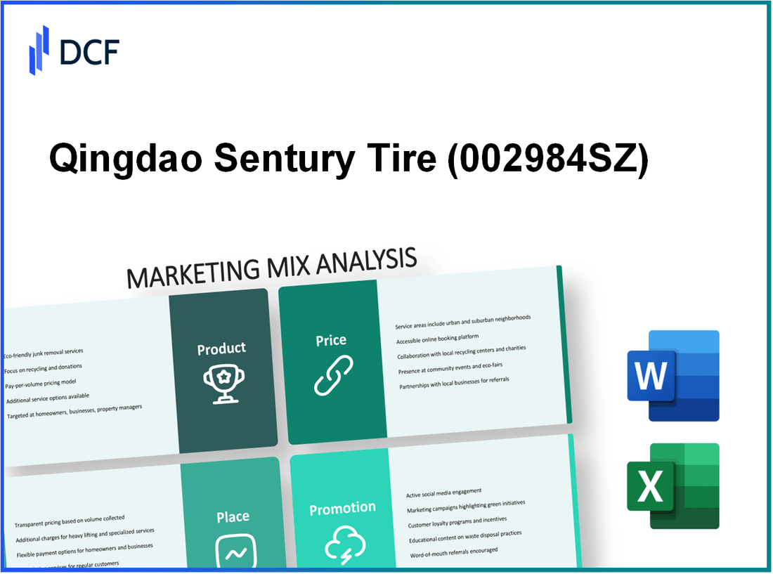Qingdao Sentury Tire Co., Ltd. (002984.SZ): Marketing Mix Analysis