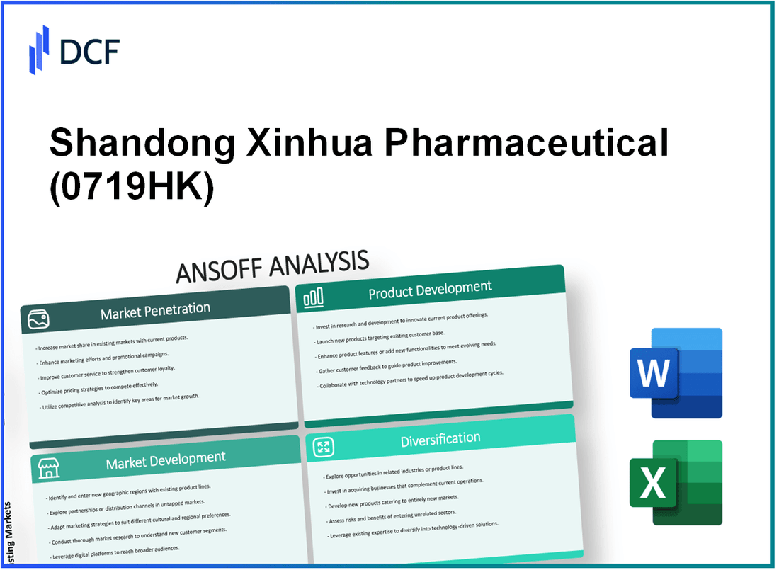 Shandong Xinhua Pharmaceutical Company Limited (0719.HK): Ansoff Matrix