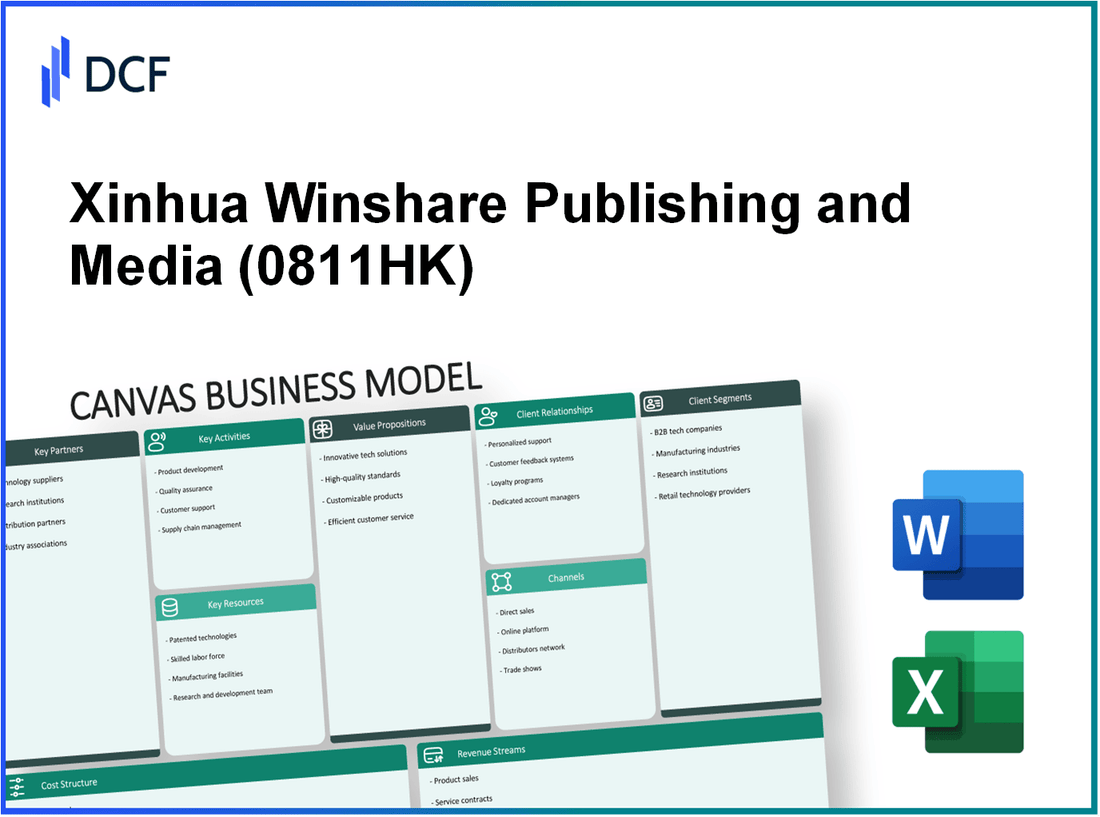 Xinhua Winshare Publishing and Media Co., Ltd. (0811.HK): Canvas Business Model