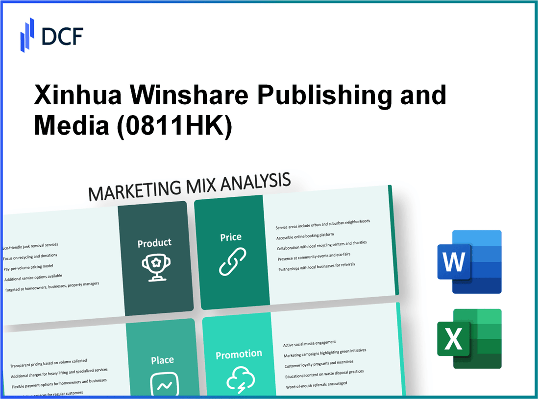 Xinhua Winshare Publishing and Media Co., Ltd. (0811.HK): Marketing Mix Analysis