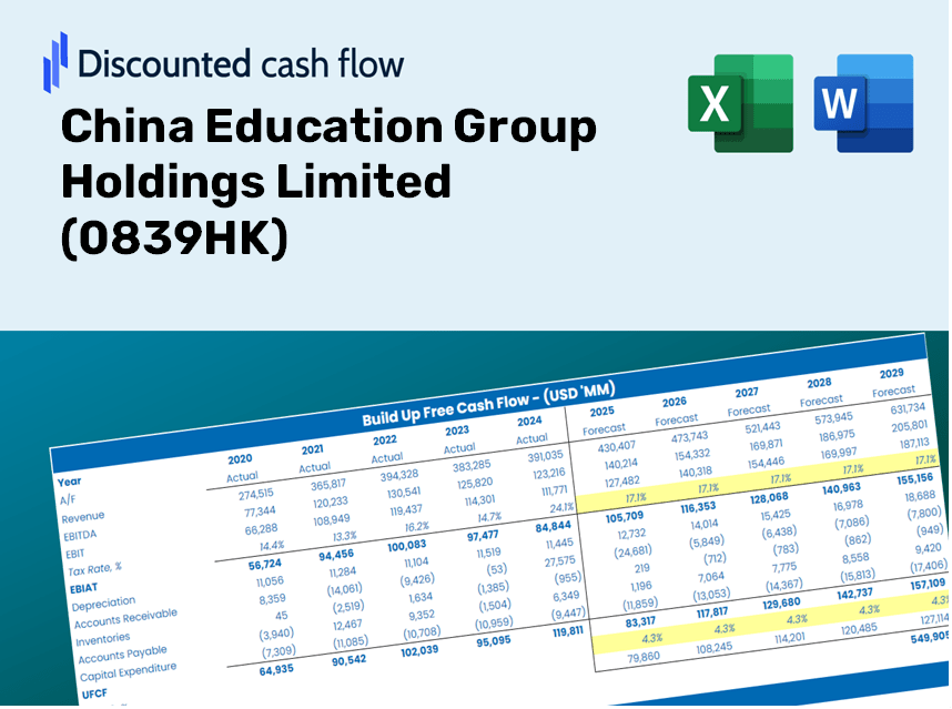 China Education Group Holdings Limited (0839HK) DCF Valuation