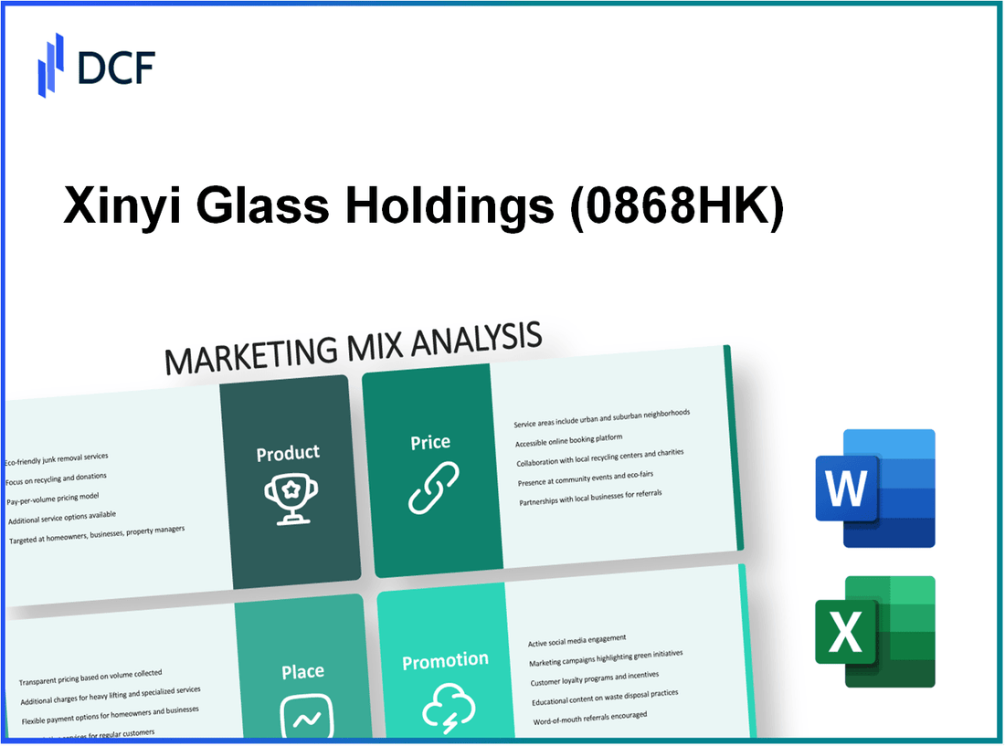 Xinyi Glass Holdings Limited (0868.HK): Marketing Mix Analysis