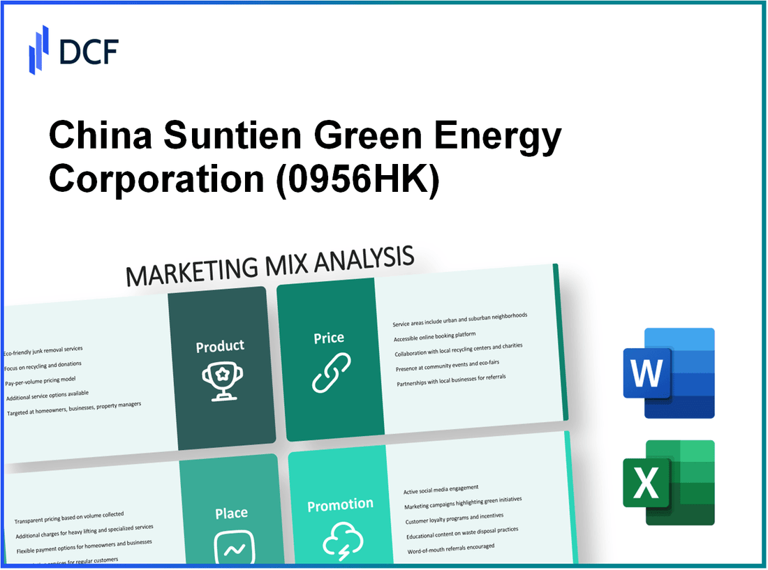 China Suntien Green Energy Corporation Limited (0956.HK): Marketing Mix Analysis