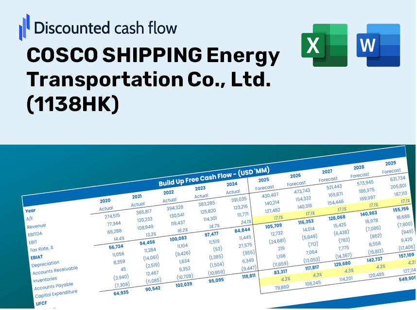 COSCO SHIPPING Energy Transportation Co., Ltd. (1138HK) DCF Valuation