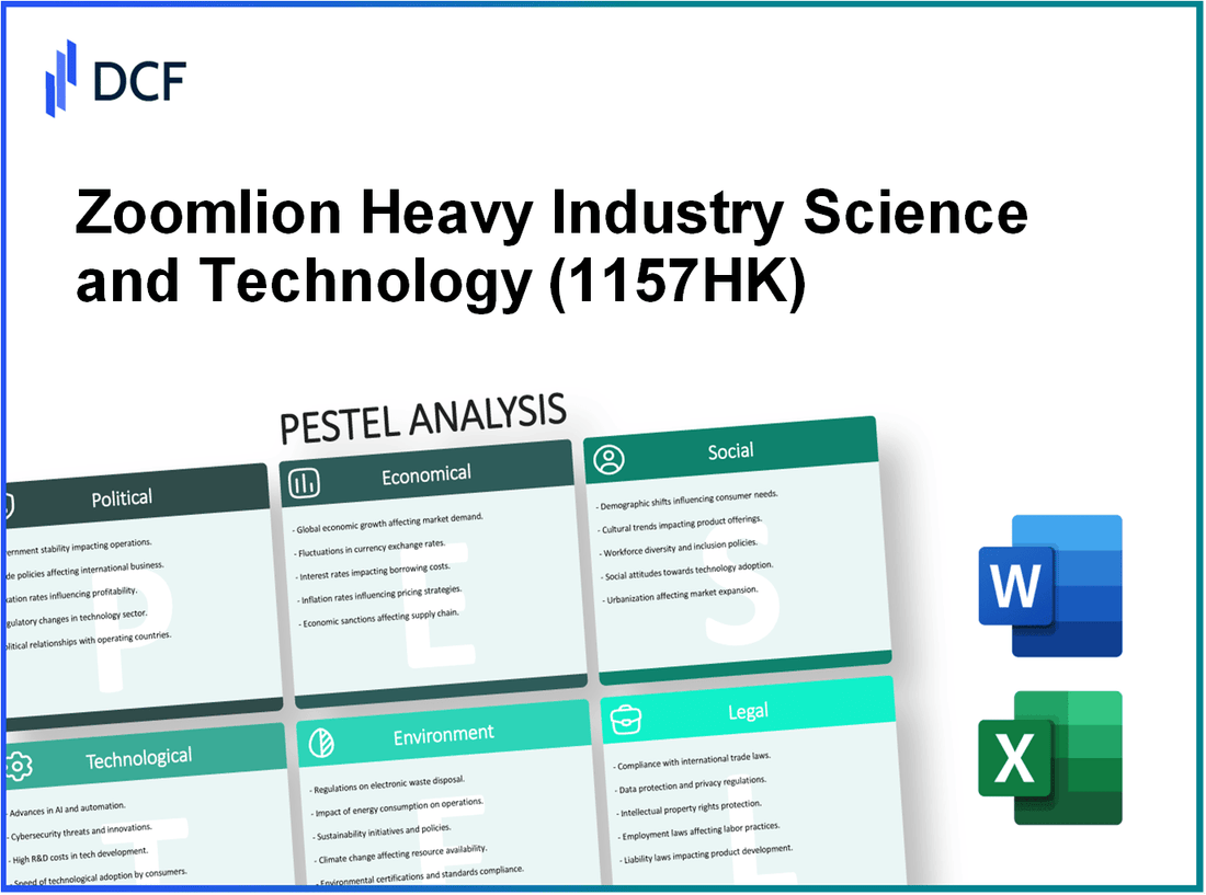 Zoomlion Heavy Industry Science and Technology Co., Ltd. (1157.HK): PESTEL Analysis