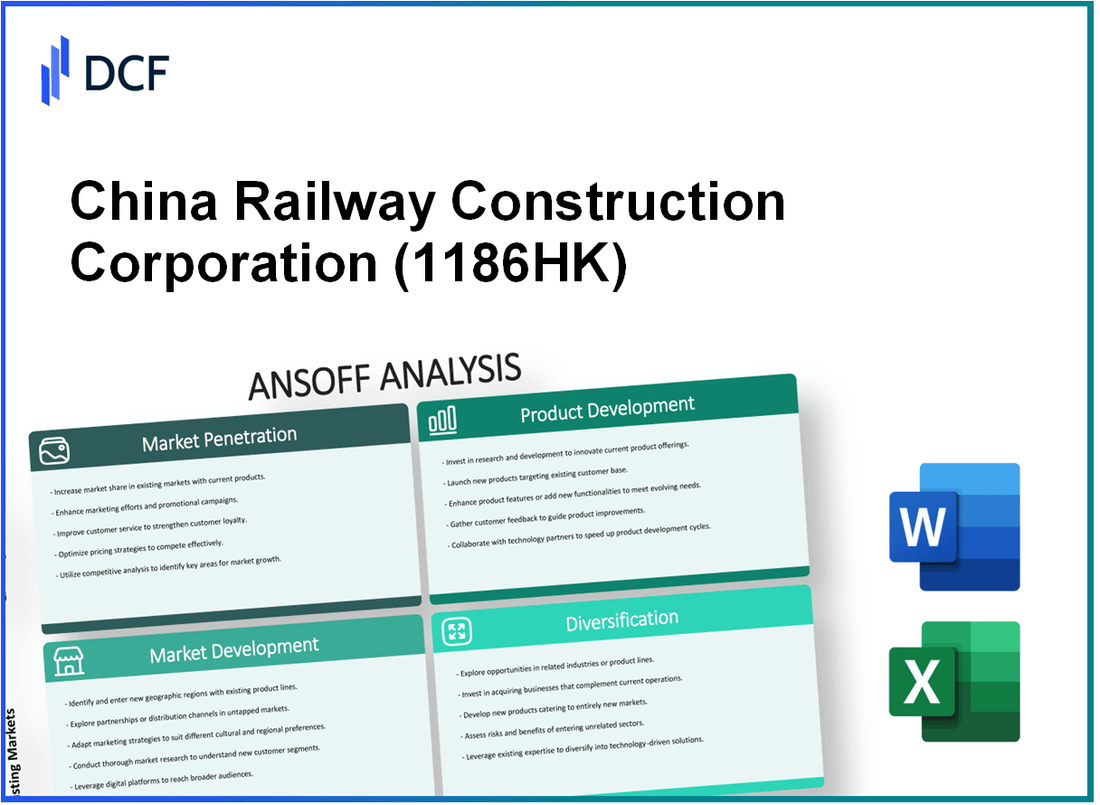 China Railway Construction Corporation Limited (1186.HK): Ansoff Matrix