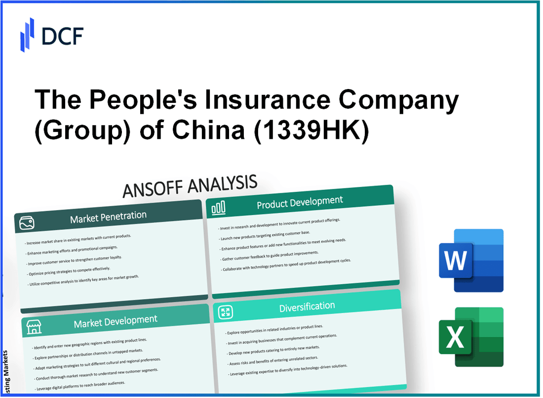The People's Insurance Company of China Limited (1339.HK): Ansoff Matrix