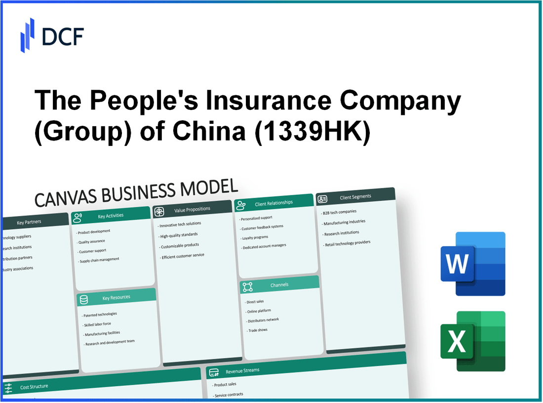 The People's Insurance Company of China Limited (1339.HK): Canvas Business Model