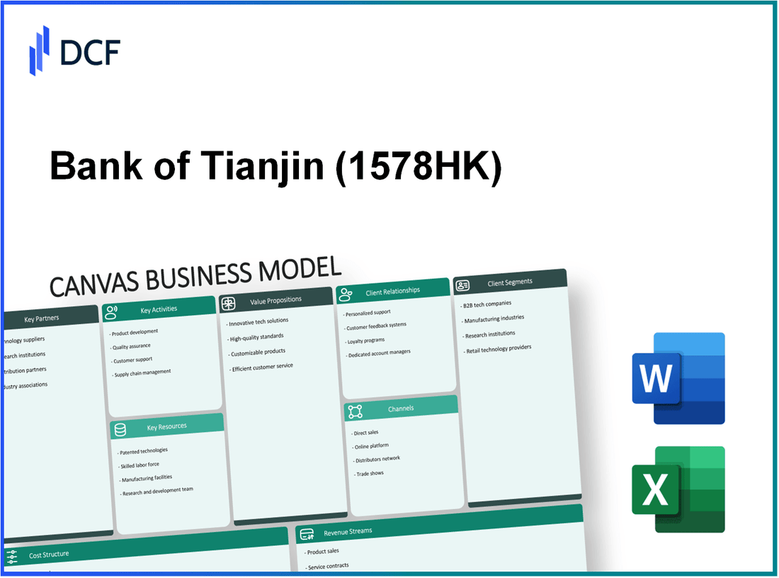 Bank of Tianjin Co., Ltd. (1578.HK): Canvas Business Model