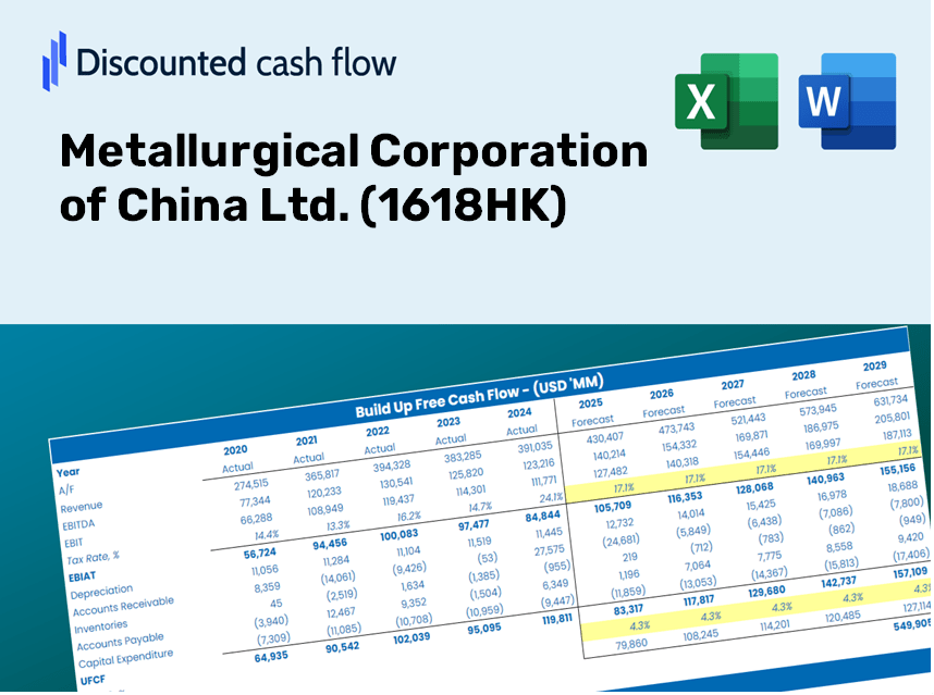 Metallurgical Corporation of China Ltd. (1618HK) DCF Valuation