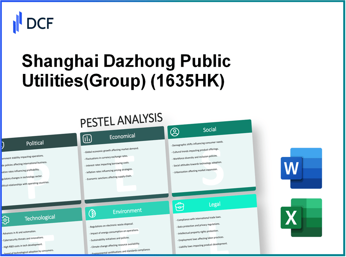 Shanghai Dazhong Public Utilities Co.,Ltd. (1635.HK): PESTEL Analysis