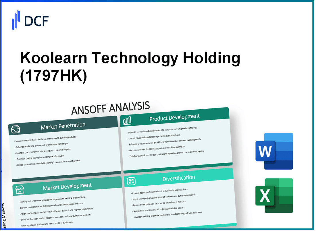 Koolearn Technology Holding Limited (1797.HK): Ansoff Matrix