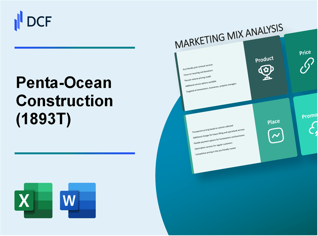 Penta-Ocean Construction Co., Ltd. (1893.T): Marketing Mix Analysis