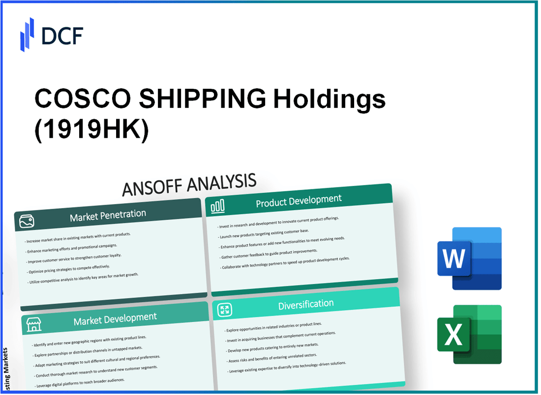 COSCO SHIPPING Holdings Co., Ltd. (1919.HK): Ansoff Matrix