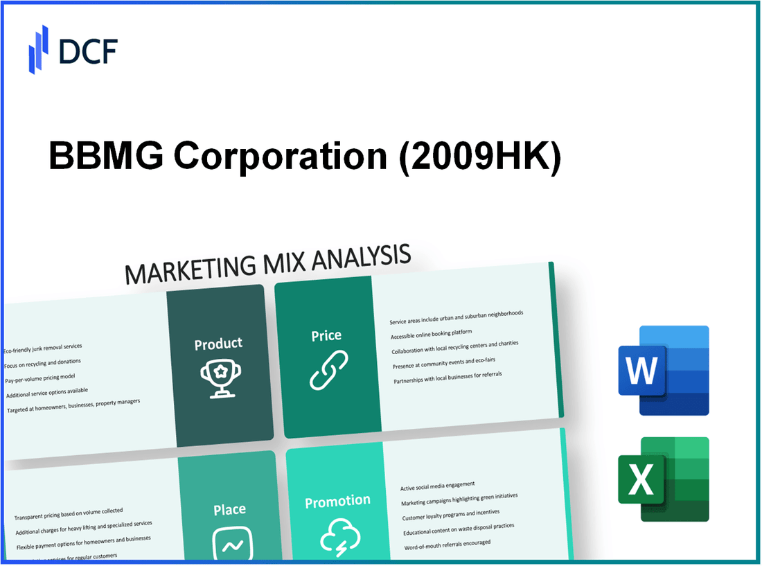 BBMG Corporation (2009.HK): Marketing Mix Analysis