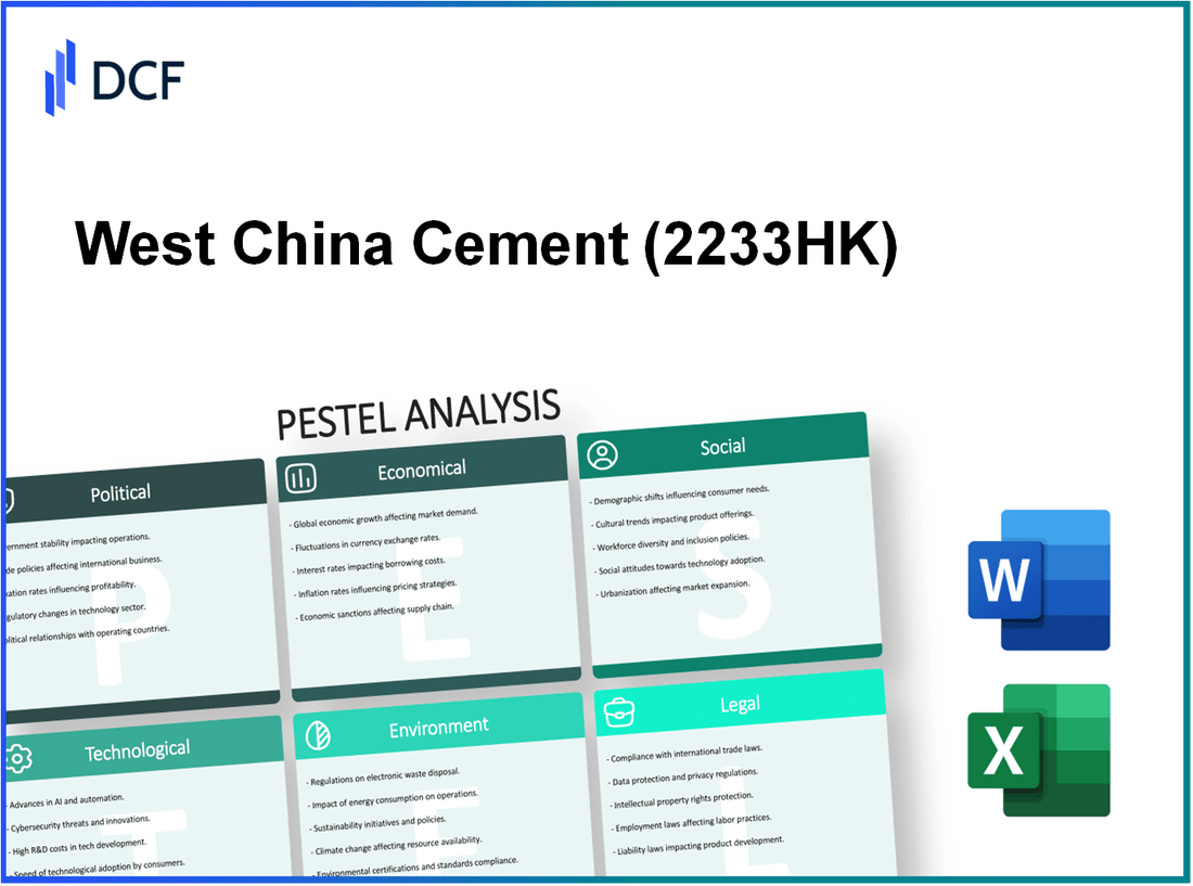 West China Cement Limited (2233.HK): PESTEL Analysis