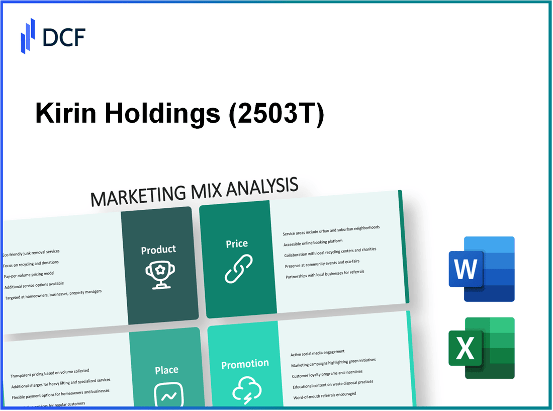 Kirin Holdings Company, Limited (2503.T): Marketing Mix Analysis
