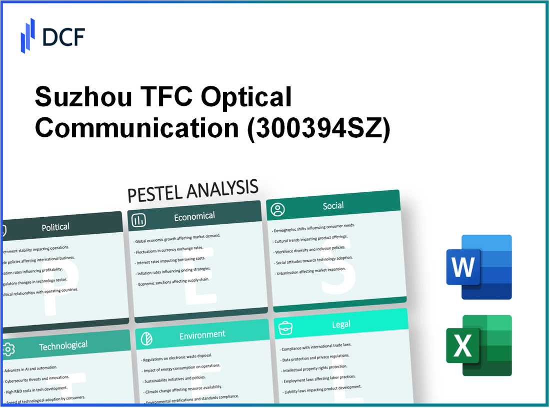 Suzhou TFC Optical Communication Co., Ltd. (300394.SZ): PESTEL Analysis