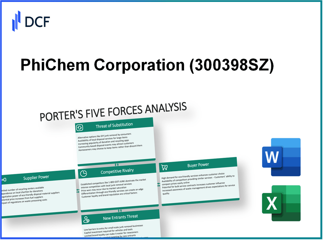 PhiChem Corporation (300398.SZ): Porter's 5 Forces Analysis