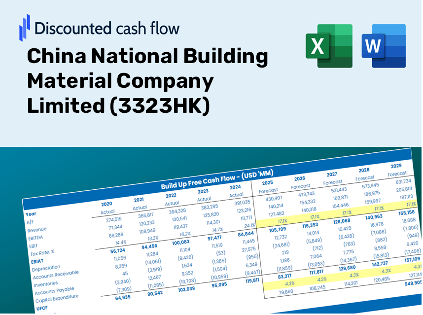 China National Building Material Company Limited (3323HK) DCF Valuation