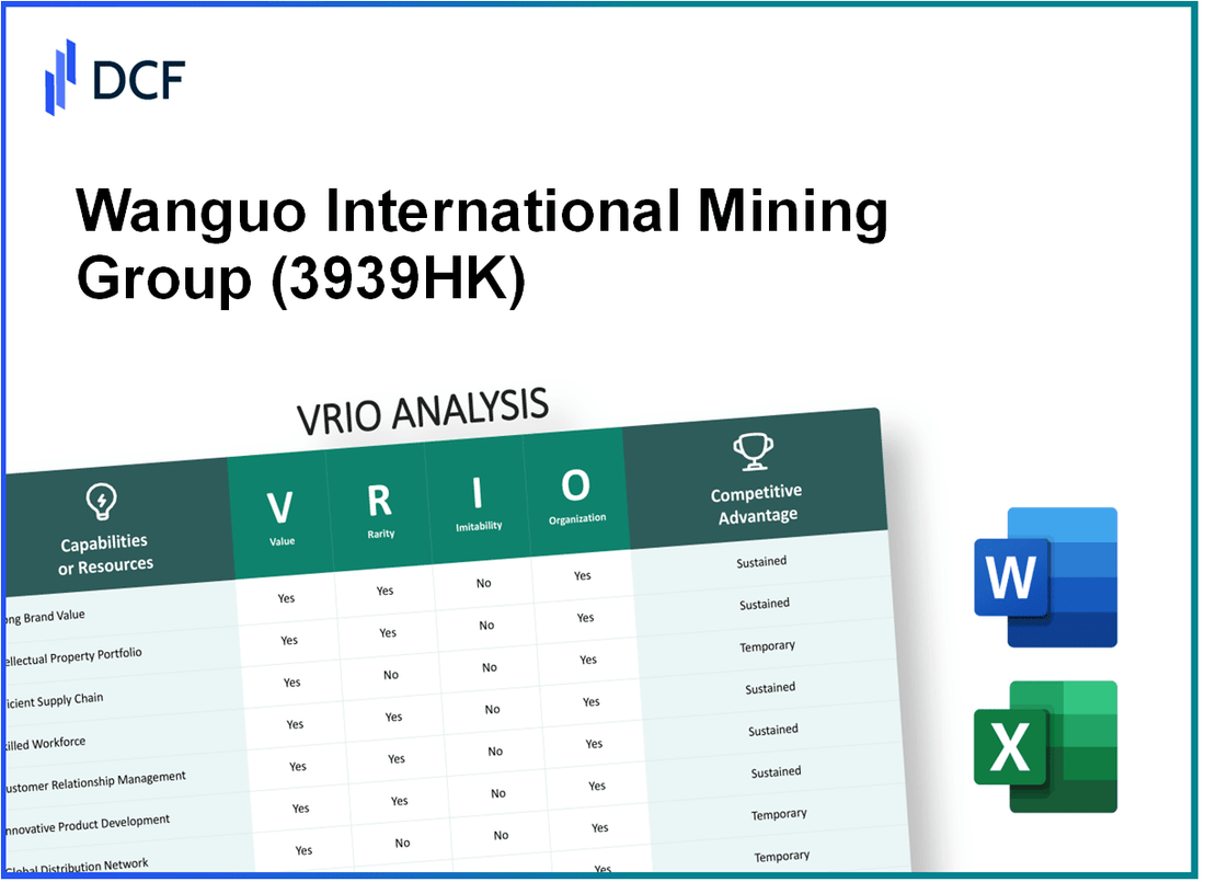 Wanguo International Mining Group Limited (3939.HK): VRIO Analysis