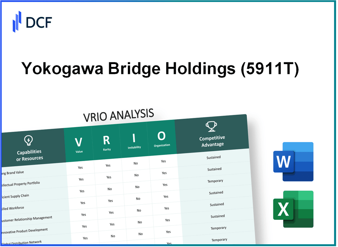 Yokogawa Bridge Holdings Corp. (5911.T): VRIO Analysis
