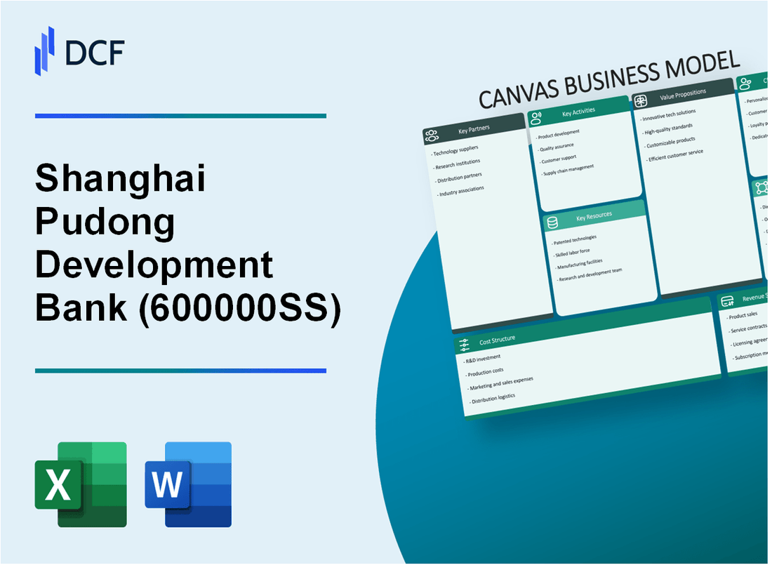 Shanghai Pudong Development Bank Co., Ltd. (600000.SS): Canvas Business Model