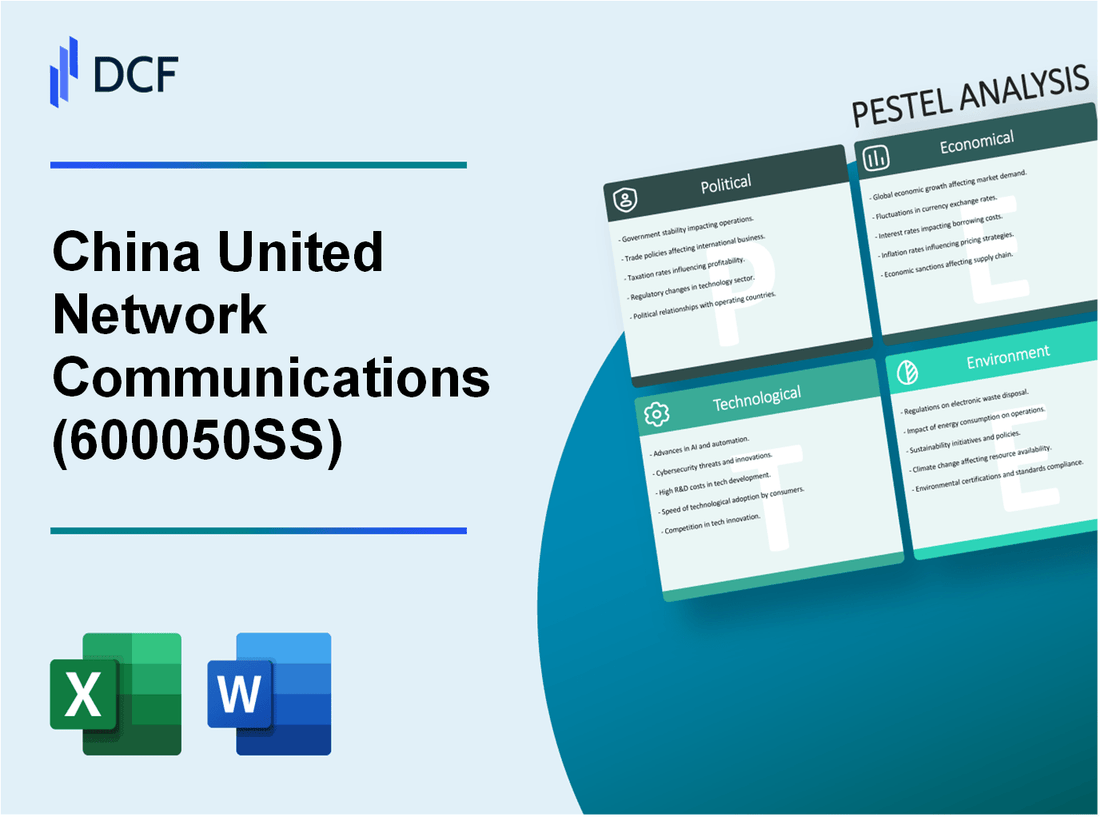 China United Network Communications Limited (600050.SS): PESTEL Analysis