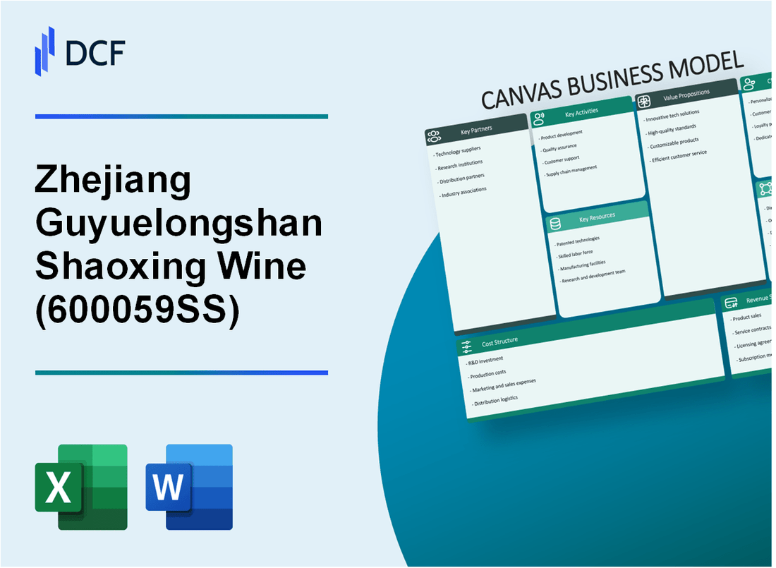 Zhejiang Guyuelongshan Shaoxing Wine Co.,Ltd (600059.SS): Canvas Business Model