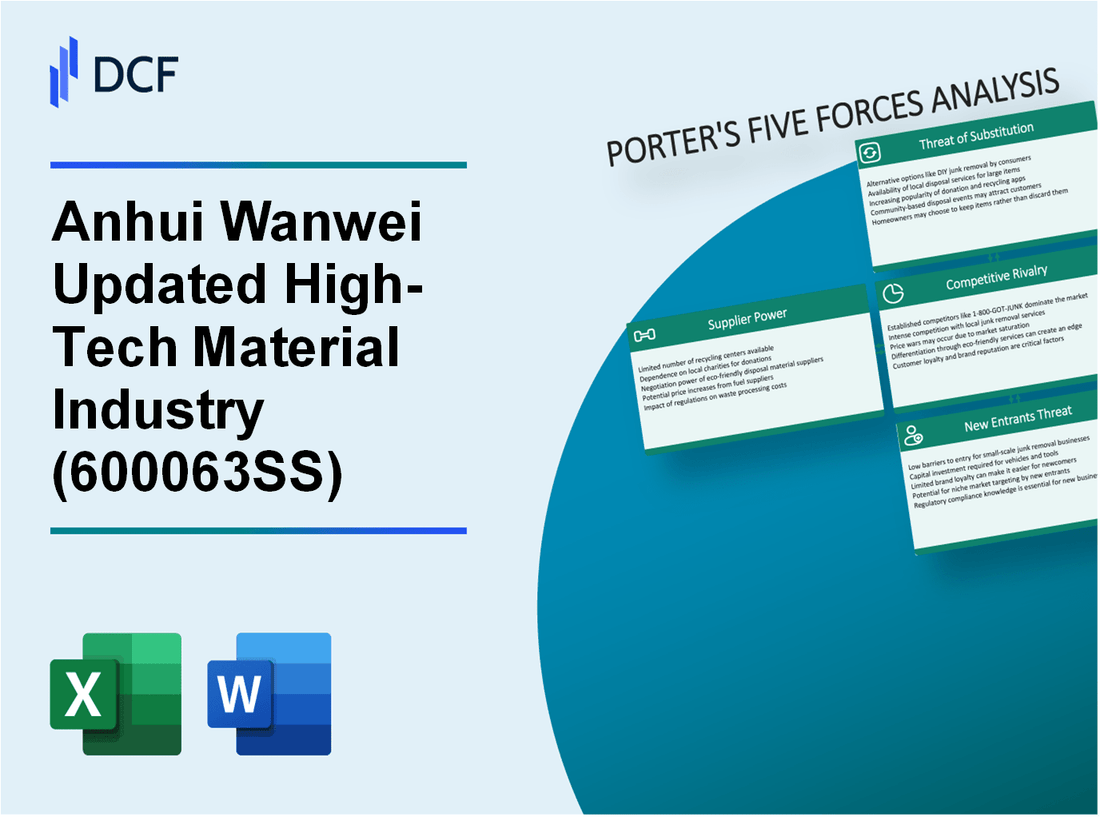 Anhui Wanwei Updated High-Tech Material Industry (600063.SS): Porter's 5 Forces Analysis