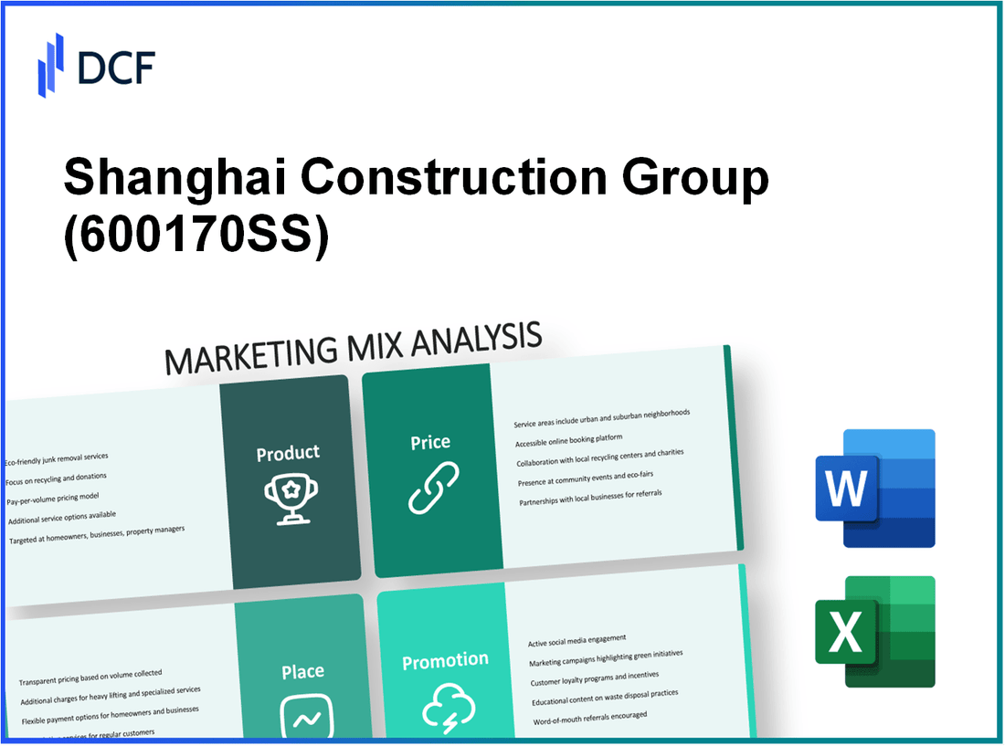 Shanghai Construction Group Co., Ltd. (600170.SS): Marketing Mix Analysis