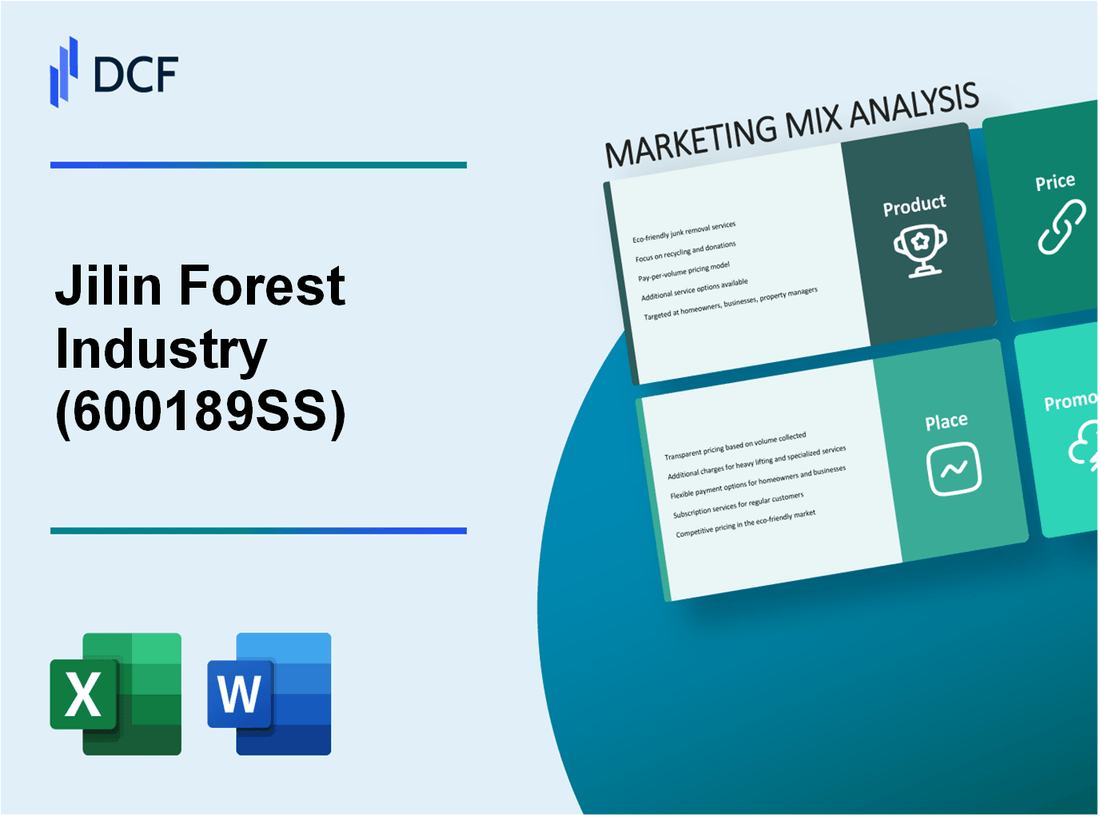 Jilin Forest Industry Co., Ltd. (600189.SS): Marketing Mix Analysis
