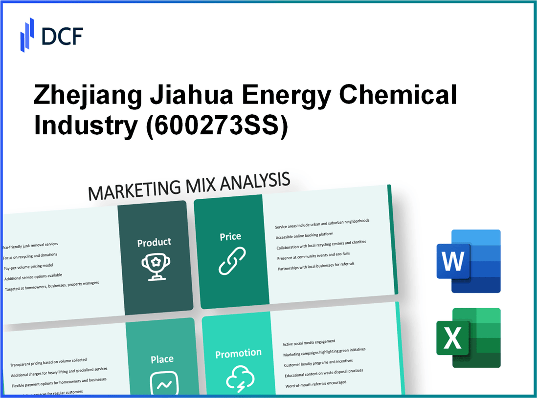 Zhejiang Jiahua Energy Chemical Industry Co.,Ltd. (600273.SS): Marketing Mix Analysis