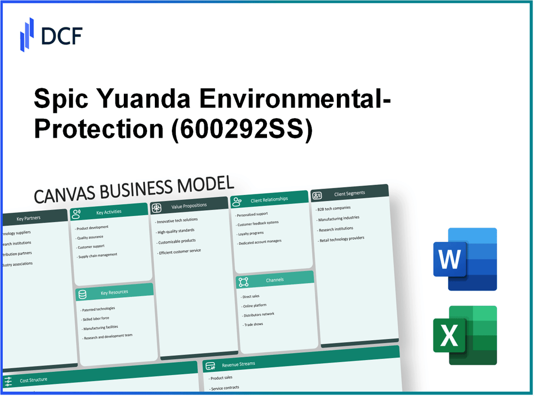 Spic Yuanda Environmental-Protection Co., Ltd. (600292.SS): Canvas Business Model