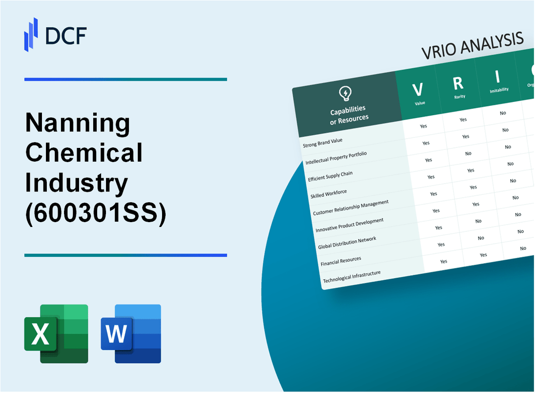 Nanning Chemical Industry Co., Ltd. (600301.SS): VRIO Analysis