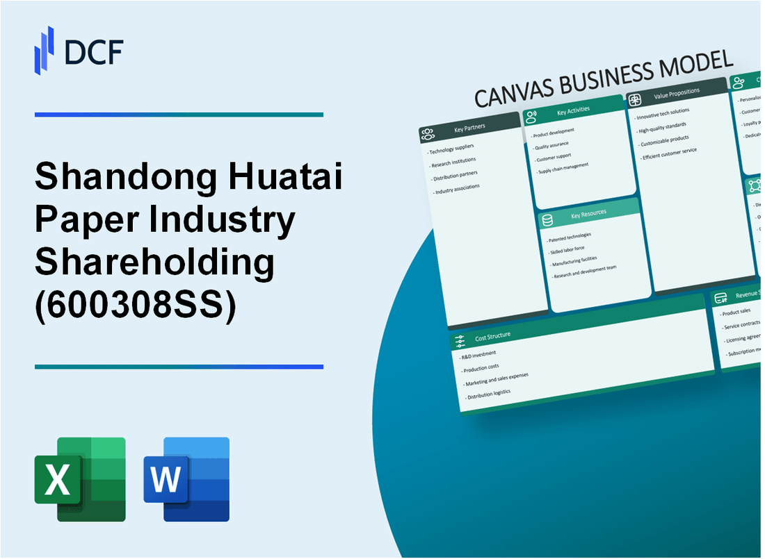 Shandong Huatai Paper Industry Shareholding Co.,Ltd (600308.SS): Canvas Business Model