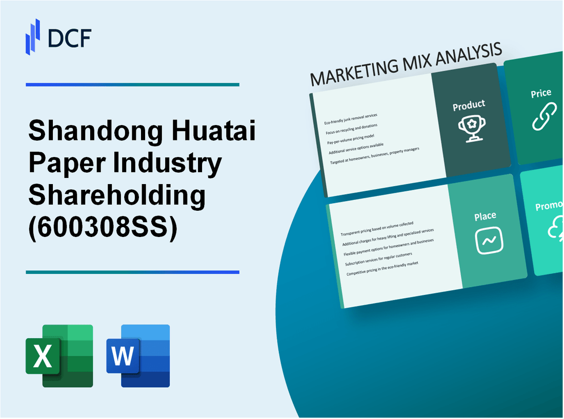 Shandong Huatai Paper Industry Shareholding Co.,Ltd (600308.SS): Marketing Mix Analysis