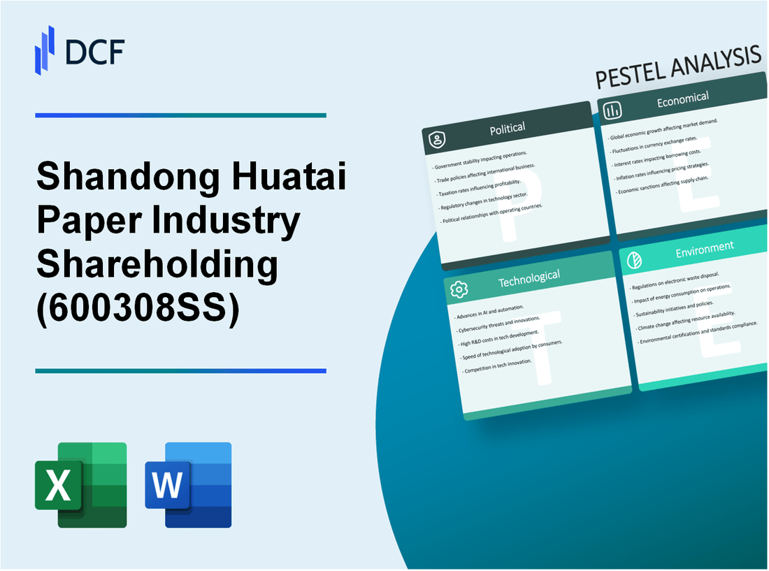Shandong Huatai Paper Industry Shareholding Co.,Ltd (600308.SS): PESTEL Analysis