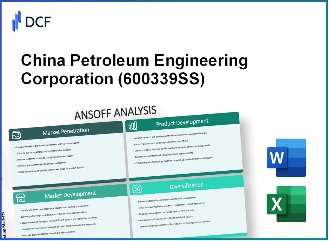 China Petroleum Engineering Corporation (600339.SS): Ansoff Matrix