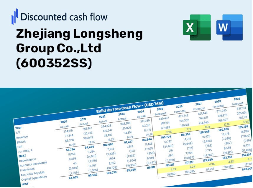 Zhejiang Longsheng Group Co.,Ltd (600352SS) DCF Valuation