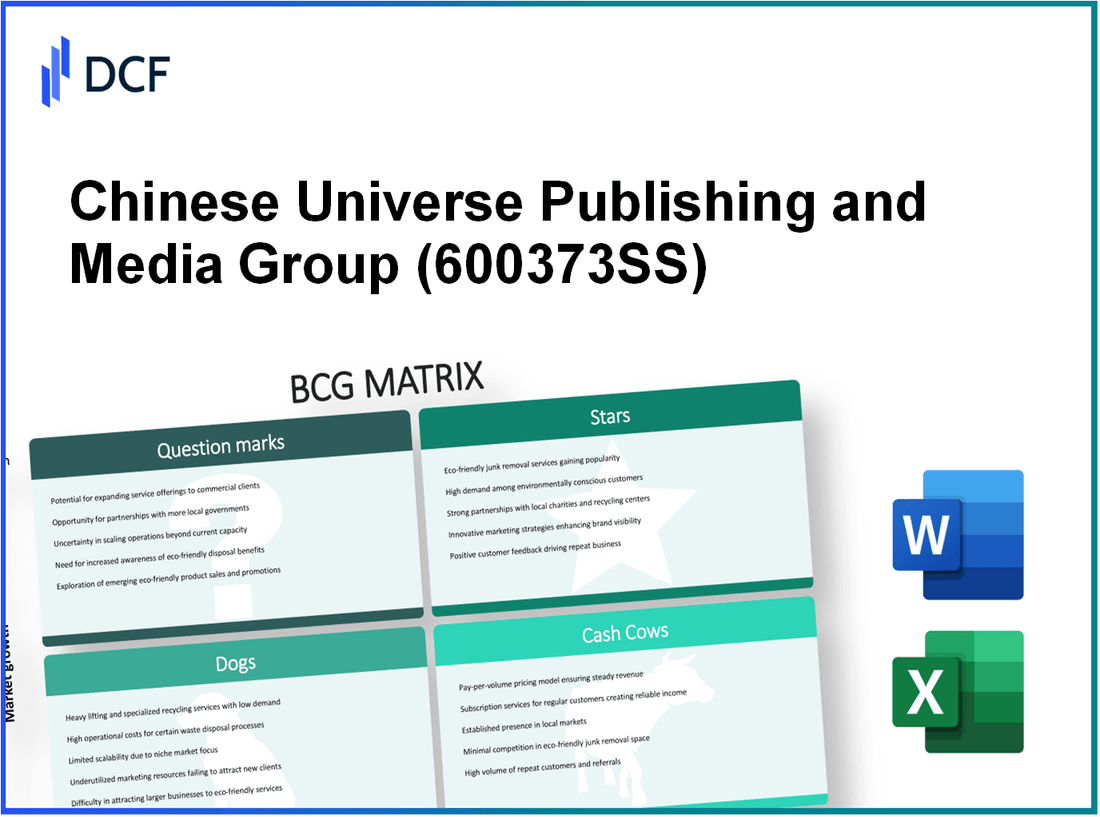 Chinese Universe Publishing and Media Group Co., Ltd. (600373.SS): BCG Matrix