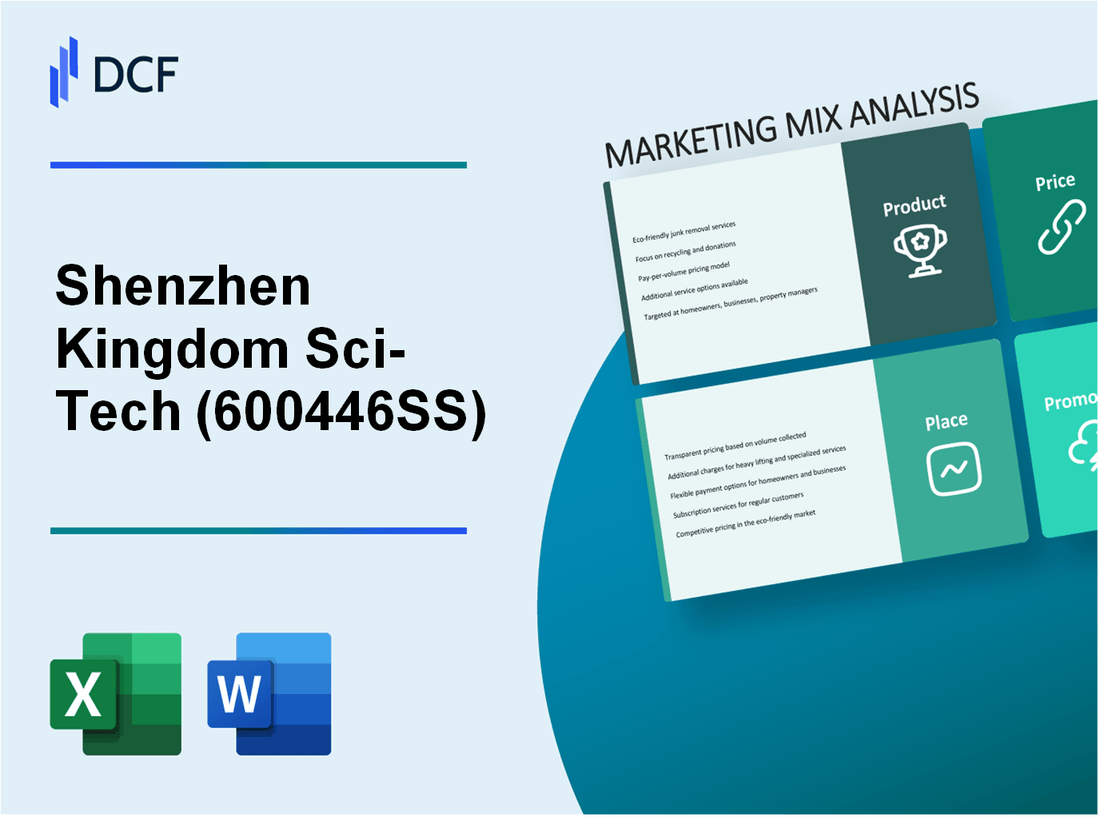 Shenzhen Kingdom Sci-Tech Co., Ltd (600446.SS): Marketing Mix Analysis