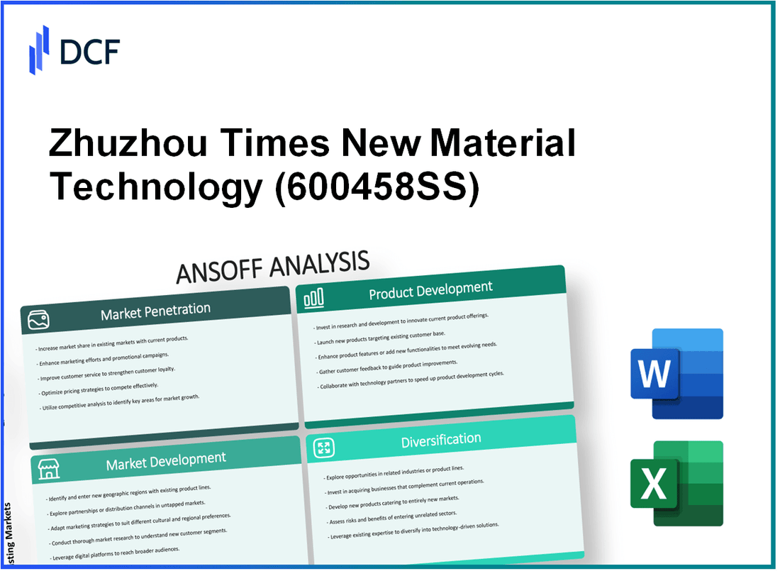 Zhuzhou Times New Material Technology Co., Ltd. (600458.SS): Ansoff Matrix