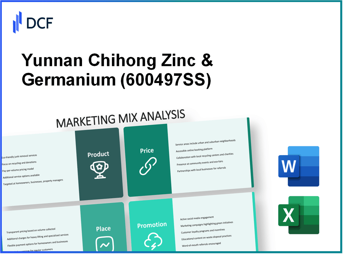 Yunnan Chihong Zinc & Germanium Co., Ltd. (600497.SS): Marketing Mix Analysis