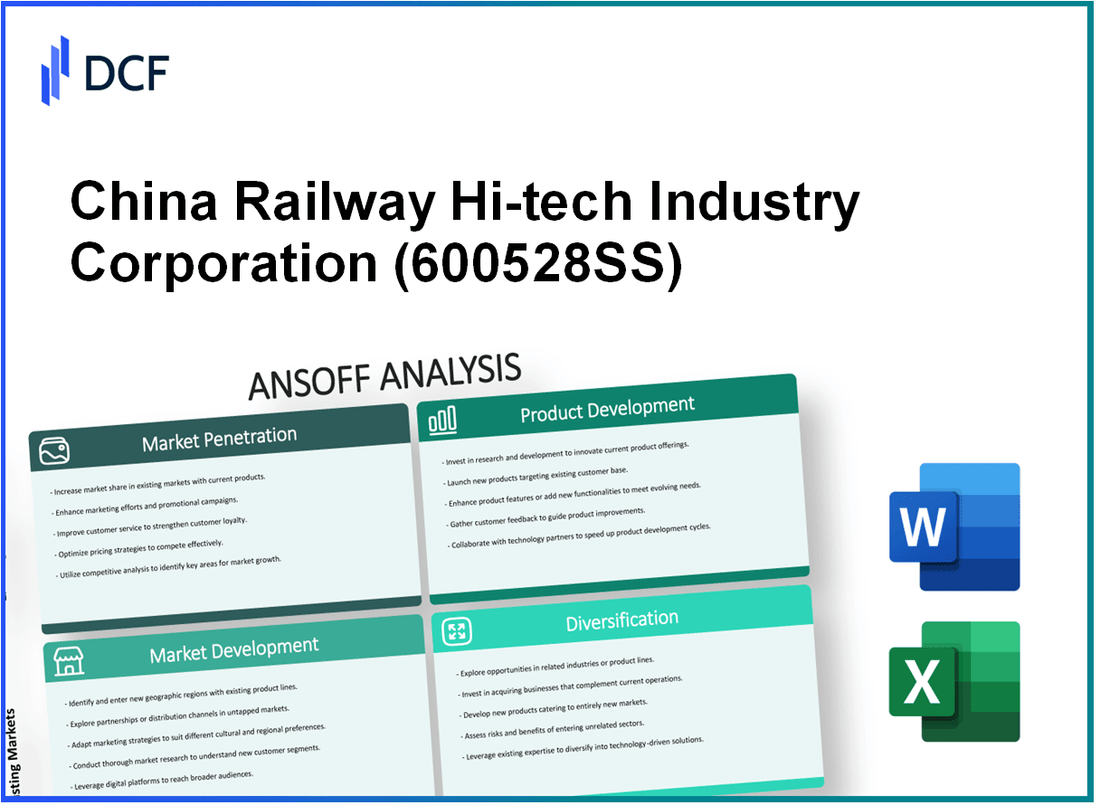 China Railway Hi-tech Industry Corporation Limited (600528.SS): Ansoff Matrix