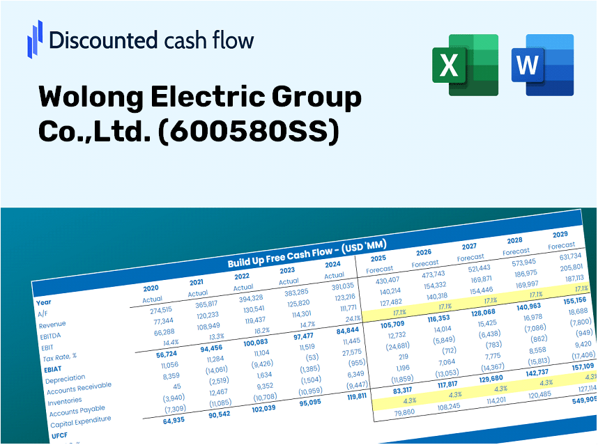 Wolong Electric Group Co.,Ltd. (600580SS) DCF Valuation