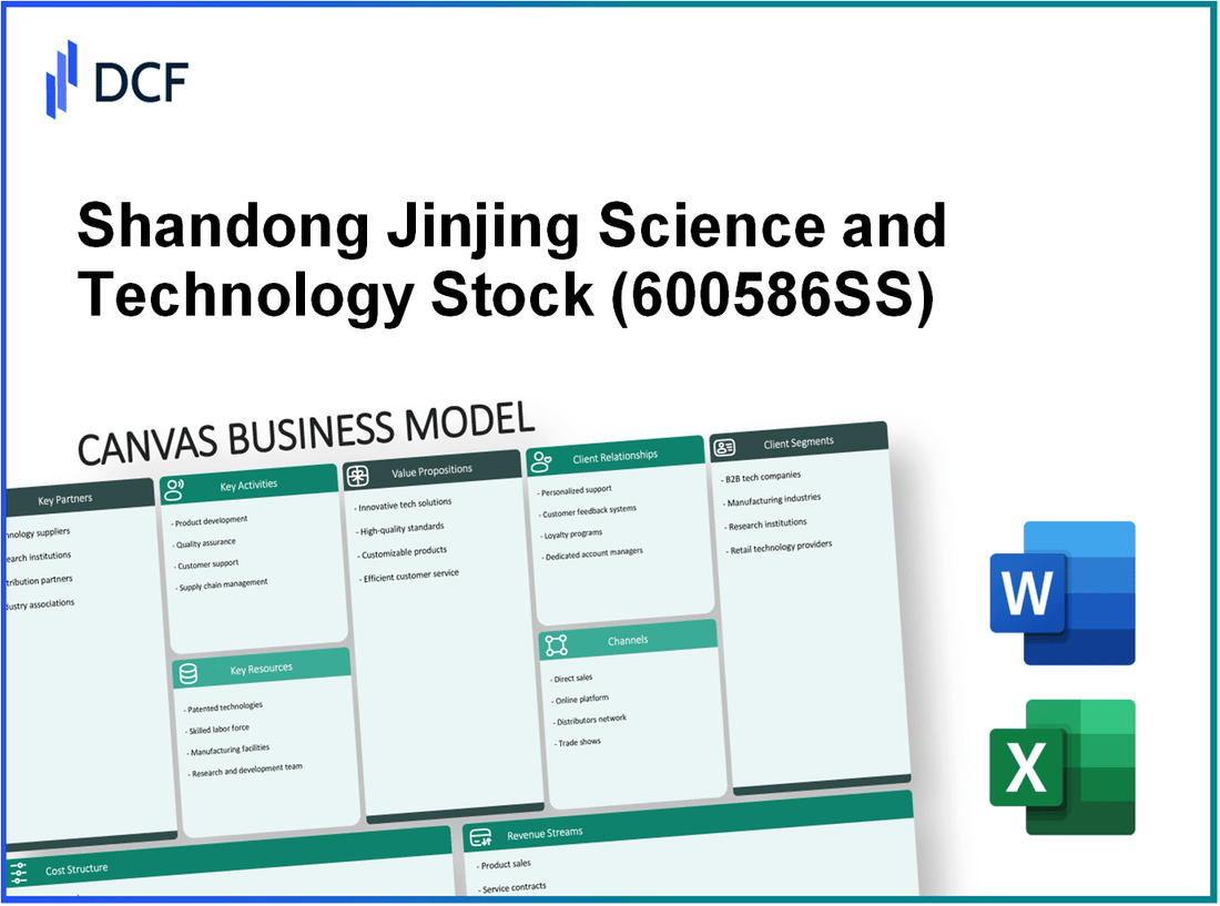 Shandong Jinjing Science and Technology Stock Co., Ltd. (600586.SS): Canvas Business Model