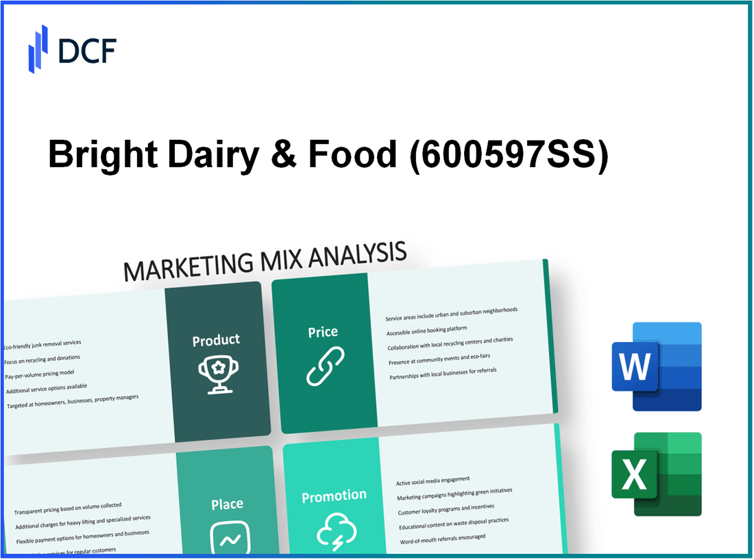 Bright Dairy & Food Co.,Ltd (600597.SS): Marketing Mix Analysis