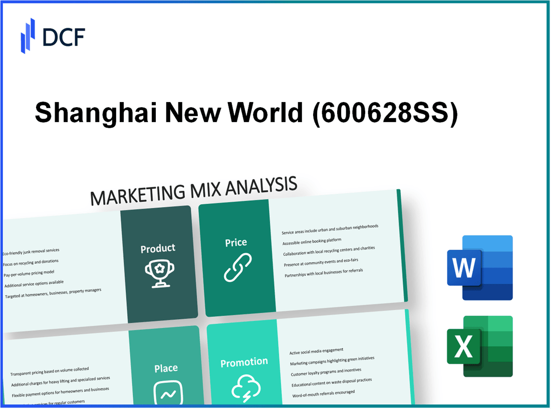 Shanghai New World Co., Ltd (600628.SS): Marketing Mix Analysis